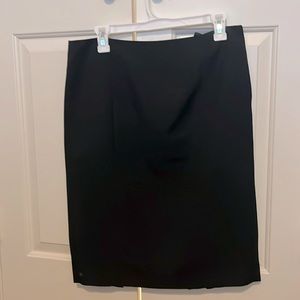 Black Label Straight Black skirt